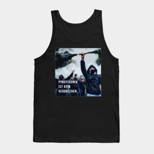 Soccer-ultra-shirt-pyrotechnics-no-crime Tank Top